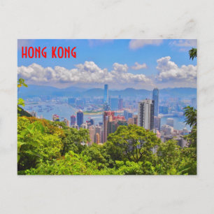 Briefkaart Hongkong