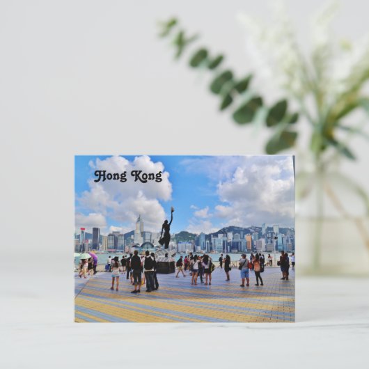 Briefkaart Hongkong (Staand voorkant)