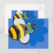 Briefkaart honingbijen (Voorkant / Achterkant)