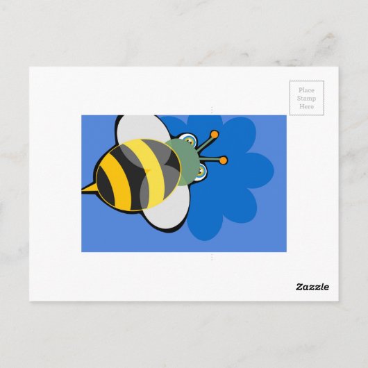 Briefkaart honingbijen (Achterkant)