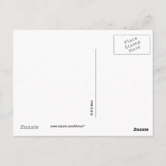 Briefkaart - Honingbijenprofiel (Achterkant)