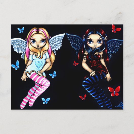 briefkaart "Hoop en wanhoop" (Voorkant)