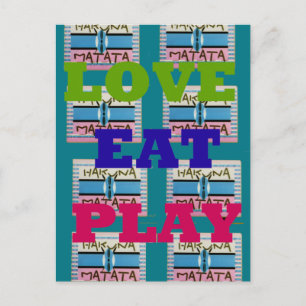 Briefkaart horizontale Sjabloon