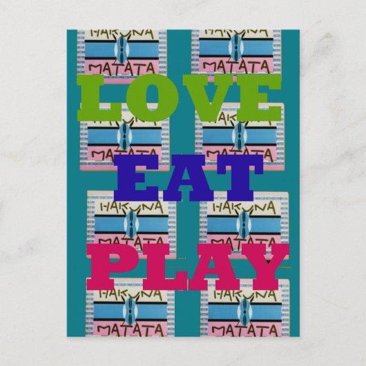 Briefkaart horizontale Sjabloon (Voorkant)