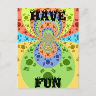 Briefkaart horizontale Sjabloon