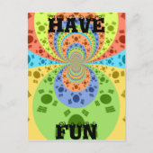 Briefkaart horizontale Sjabloon (Voorkant)