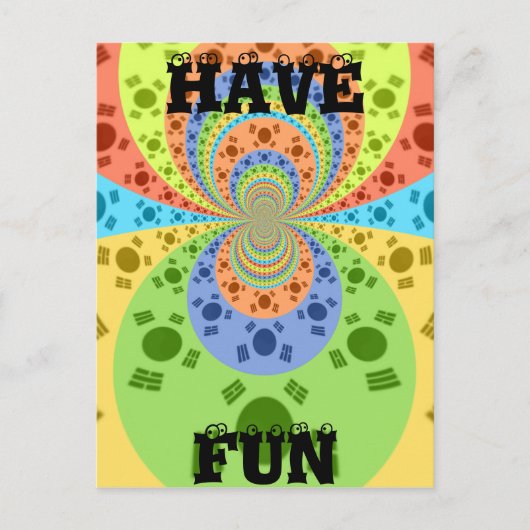 Briefkaart horizontale Sjabloon (Voorkant)