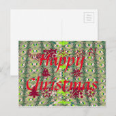 Briefkaart horizontale Sjabloon (Voorkant / Achterkant)