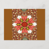 Briefkaart horizontale Sjabloon (Voorkant)