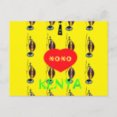 Briefkaart horizontale Sjabloon (Voorkant)