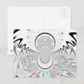 Briefkaart horizontale Sjabloon (Voorkant / Achterkant)