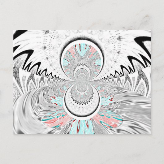 Briefkaart horizontale Sjabloon (Voorkant)