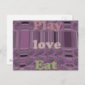 Briefkaart horizontale Sjabloon (Voorkant / Achterkant)