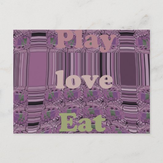 Briefkaart horizontale Sjabloon (Voorkant)