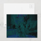 Briefkaart horizontale Sjabloon (Voorkant / Achterkant)