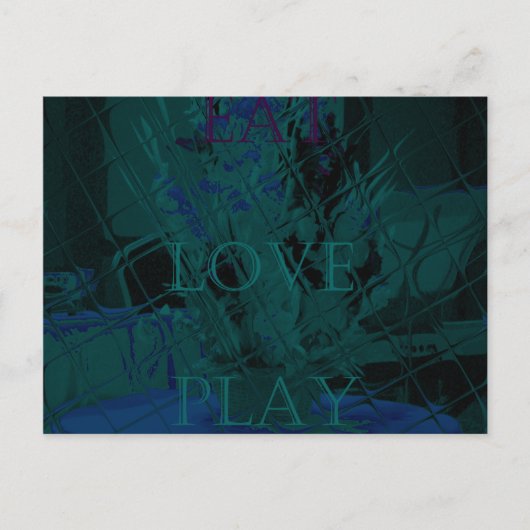 Briefkaart horizontale Sjabloon (Voorkant)