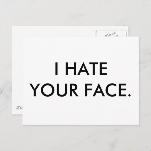 Briefkaart horizontale Sjabloon (Voorkant / Achterkant)