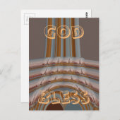 Briefkaart horizontale Sjabloon (Voorkant / Achterkant)