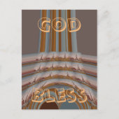 Briefkaart horizontale Sjabloon (Voorkant)