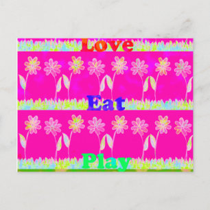 Briefkaart horizontale Sjabloon