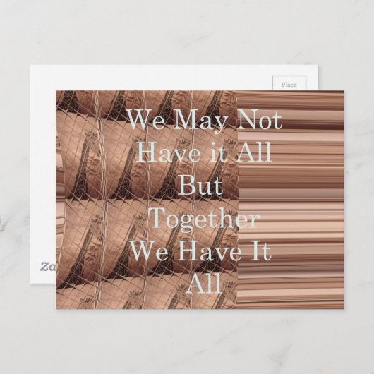 Briefkaart horizontale Sjabloon (Voorkant / Achterkant)