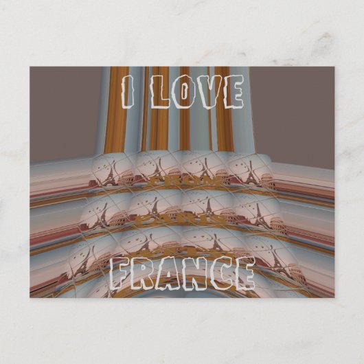 Briefkaart horizontale Sjabloon (Voorkant)