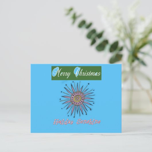 Briefkaart horizontale Sjabloon (Staand voorkant)