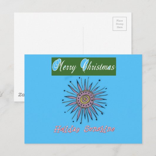 Briefkaart horizontale Sjabloon (Voorkant / Achterkant)