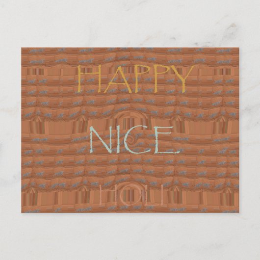 Briefkaart horizontale Sjabloon (Voorkant)