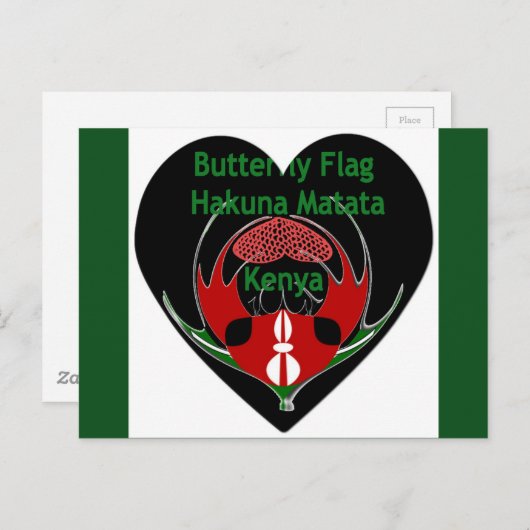 Briefkaart horizontale Sjabloon (Voorkant / Achterkant)