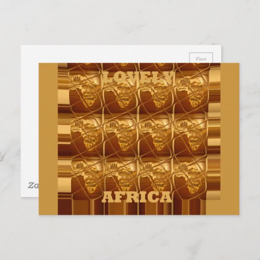 Briefkaart horizontale Sjabloon (Voorkant / Achterkant)