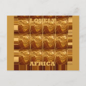 Briefkaart horizontale Sjabloon (Voorkant)