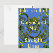 Briefkaart horizontale Sjabloon (Voorkant / Achterkant)