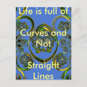 Briefkaart horizontale Sjabloon (Voorkant)