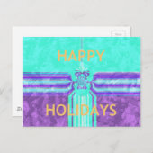 Briefkaart horizontale Sjabloon (Voorkant / Achterkant)