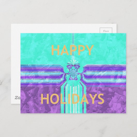 Briefkaart horizontale Sjabloon (Voorkant / Achterkant)