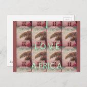 Briefkaart horizontale Sjabloon (Voorkant / Achterkant)