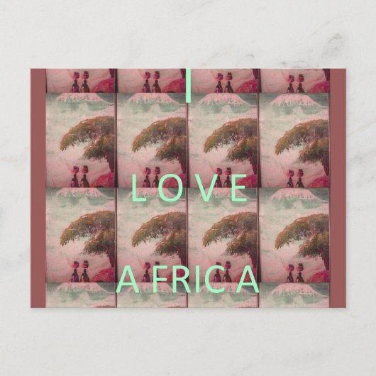 Briefkaart horizontale Sjabloon (Voorkant)