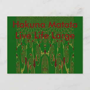 Briefkaart horizontale Sjabloon