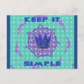 Briefkaart horizontale Sjabloon (Voorkant)