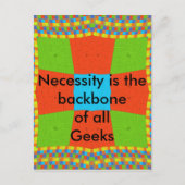 Briefkaart horizontale Sjabloon (Voorkant)