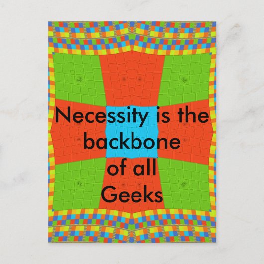 Briefkaart horizontale Sjabloon (Voorkant)