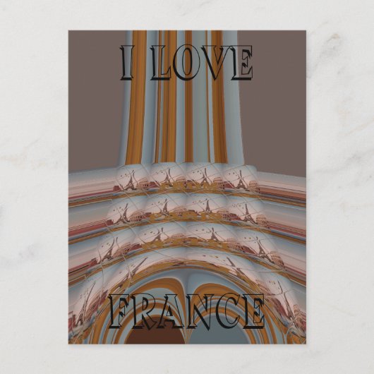 Briefkaart horizontale Sjabloon (Voorkant)