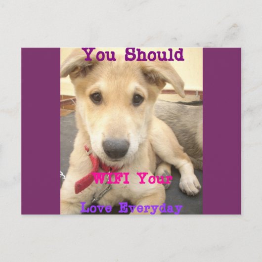 Briefkaart horizontale Sjabloon (Voorkant)