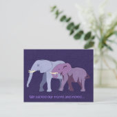 Briefkaart horizontale Sjabloon (Staand voorkant)