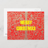 Briefkaart horizontale Sjabloon (Voorkant / Achterkant)