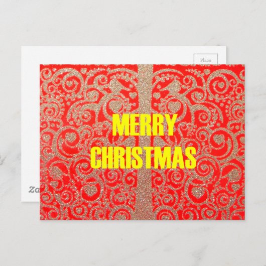 Briefkaart horizontale Sjabloon (Voorkant / Achterkant)