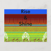 Briefkaart horizontale Sjabloon (Voorkant)