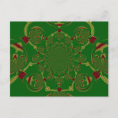 Briefkaart horizontale Sjabloon (Voorkant)