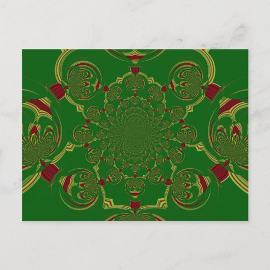 Briefkaart horizontale Sjabloon (Voorkant)